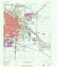 Download a high-resolution, GPS-compatible USGS topo map for Lubbock East, TX (1971 edition)