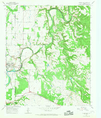 Download a high-resolution, GPS-compatible USGS topo map for Lueders East, TX (1967 edition)