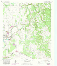 Download a high-resolution, GPS-compatible USGS topo map for Lueders East, TX (1987 edition)
