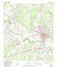 Download a high-resolution, GPS-compatible USGS topo map for Luling, TX (1994 edition)