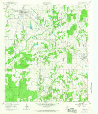 Download a high-resolution, GPS-compatible USGS topo map for Mabank, TX (1967 edition)