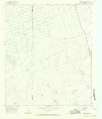 1966 Map of Andrews County, TX, 1971 Print