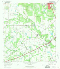 preview thumbnail of historical topo map of Macdona, TX in 1967