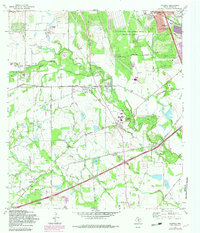 Download a high-resolution, GPS-compatible USGS topo map for Macdona, TX (1983 edition)
