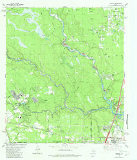 preview thumbnail of historical topo map of Montgomery County, TX in 1982