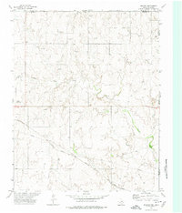 preview thumbnail of historical topo map of Lipscomb County, TX in 1972
