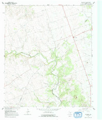 Download a high-resolution, GPS-compatible USGS topo map for Mahomet, TX (1992 edition)