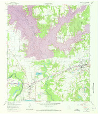 Download a high-resolution, GPS-compatible USGS topo map for Malakoff, TX (1973 edition)