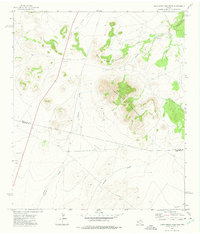 Download a high-resolution, GPS-compatible USGS topo map for Mano Prieto Mountain, TX (1975 edition)