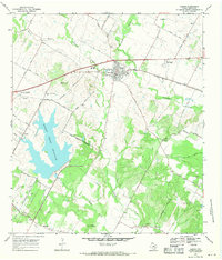 Download a high-resolution, GPS-compatible USGS topo map for Manor, TX (1971 edition)