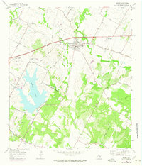 Download a high-resolution, GPS-compatible USGS topo map for Manor, TX (1974 edition)