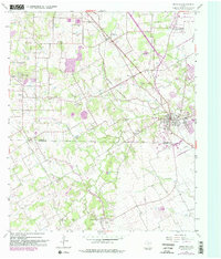 Download a high-resolution, GPS-compatible USGS topo map for Mansfield, TX (1982 edition)