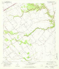 1952 Map of Marcado Creek, 1976 Print