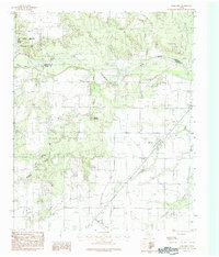 preview thumbnail of historical topo map of Foard County, TX in 1983
