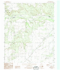 preview thumbnail of historical topo map of Foard County, TX in 1990