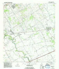Download a high-resolution, GPS-compatible USGS topo map for Marion, TX (1992 edition)