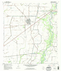 Download a high-resolution, GPS-compatible USGS topo map for Markham, TX (1995 edition)