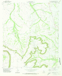 Download a high-resolution, GPS-compatible USGS topo map for Marlboro Canyon, TX (1974 edition)
