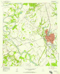 Download a high-resolution, GPS-compatible USGS topo map for Marlin, TX (1958 edition)