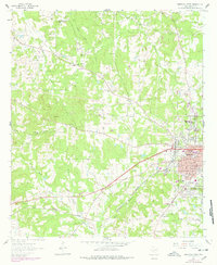 Download a high-resolution, GPS-compatible USGS topo map for Marshall West, TX (1978 edition)