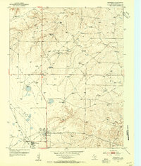Download a high-resolution, GPS-compatible USGS topo map for Masterson, TX (1954 edition)