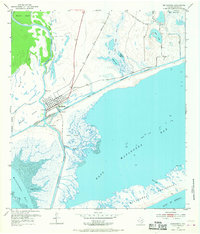 Download a high-resolution, GPS-compatible USGS topo map for Matagorda, TX (1968 edition)