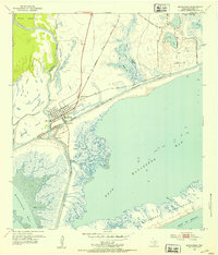 Download a high-resolution, GPS-compatible USGS topo map for Matagorda, TX (1953 edition)