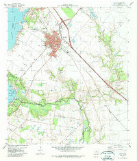 Download a high-resolution, GPS-compatible USGS topo map for Mathis, TX (1979 edition)