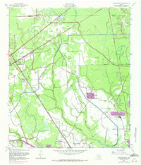 preview thumbnail of historical topo map of Mauriceville, TX in 1957