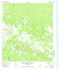 preview thumbnail of historical topo map of San Jacinto County, TX in 1960