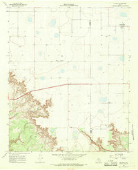 Download a high-resolution, GPS-compatible USGS topo map for McAdoo, TX (1968 edition)