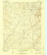 1953 Map of Carson County, TX, 1955 Print