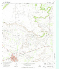 preview thumbnail of historical topo map of Upton County, TX in 1972