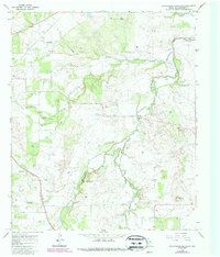 Download a high-resolution, GPS-compatible USGS topo map for McCathrine Mountain, TX (1987 edition)