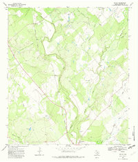 Download a high-resolution, GPS-compatible USGS topo map for McCoy, TX (1982 edition)