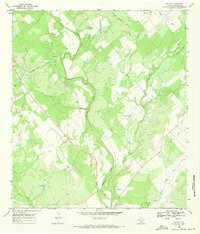 Download a high-resolution, GPS-compatible USGS topo map for McCoy, TX (1971 edition)