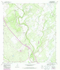 Download a high-resolution, GPS-compatible USGS topo map for McCoy, TX (1986 edition)