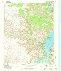 preview thumbnail of historical topo map of Potter County, TX in 1970