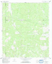 Download a high-resolution, GPS-compatible USGS topo map for McKegan Draw NE, TX (1991 edition)
