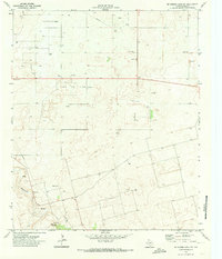 preview thumbnail of historical topo map of Gaines County, TX in 1970
