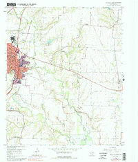 Download a high-resolution, GPS-compatible USGS topo map for McKinney East, TX (1977 edition)