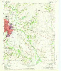 Download a high-resolution, GPS-compatible USGS topo map for McKinney East, TX (1969 edition)