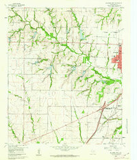 1960 Map of McKinney West, 1962 Print