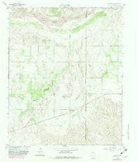 1959 Map of Collingsworth County, TX, 1982 Print