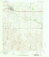 Download a high-resolution, GPS-compatible USGS topo map for McLean, TX (1967 edition)