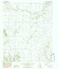 preview thumbnail of historical topo map of Hardeman County, TX in 1983