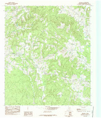 Download a high-resolution, GPS-compatible USGS topo map for Melrose, TX (1985 edition)
