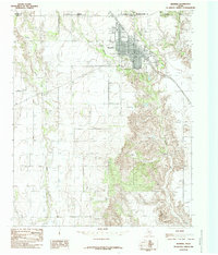 Download a high-resolution, GPS-compatible USGS topo map for Memphis, TX (1985 edition)