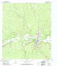 Download a high-resolution, GPS-compatible USGS topo map for Menard, TX (1987 edition)