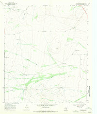 preview thumbnail of historical topo map of Reeves County, TX in 1968
